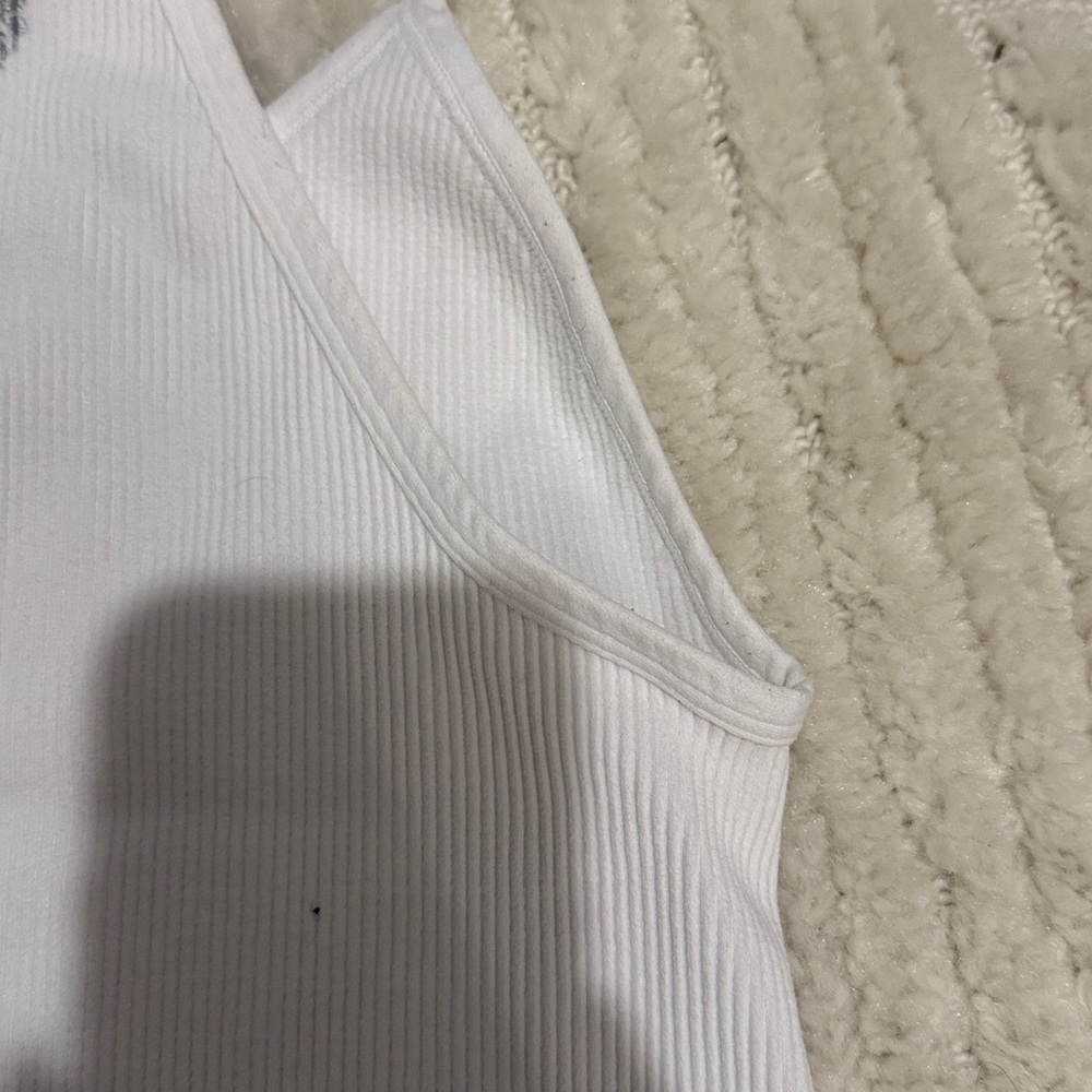 FP MOVEMENT White Ribbed Halter Top - Picture 3 of 3